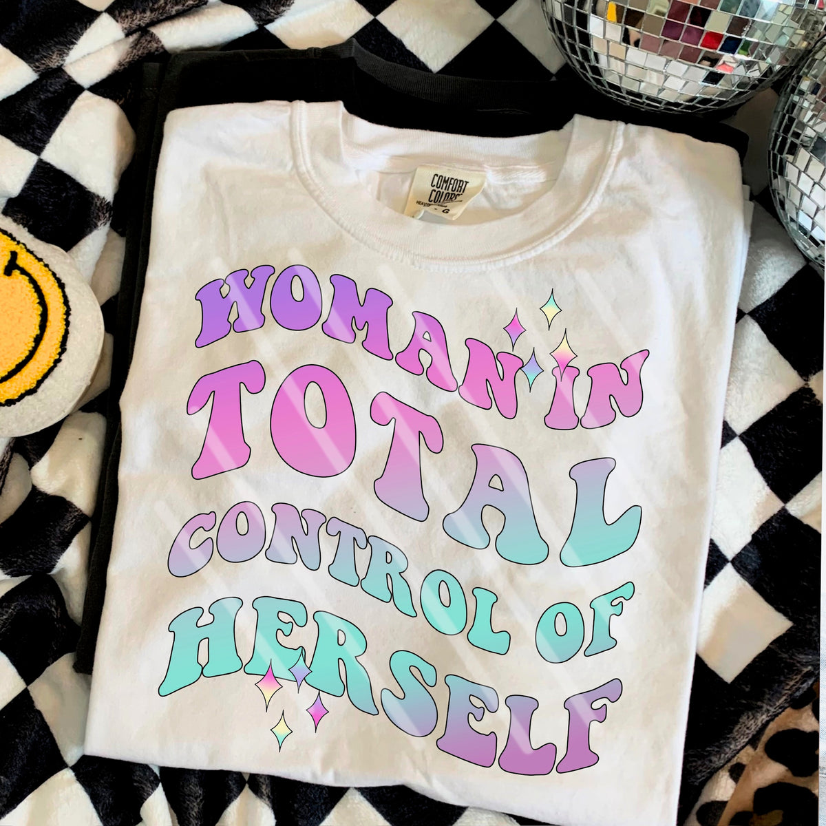 Woman in control of herself ombre 113953 DTF Transfer