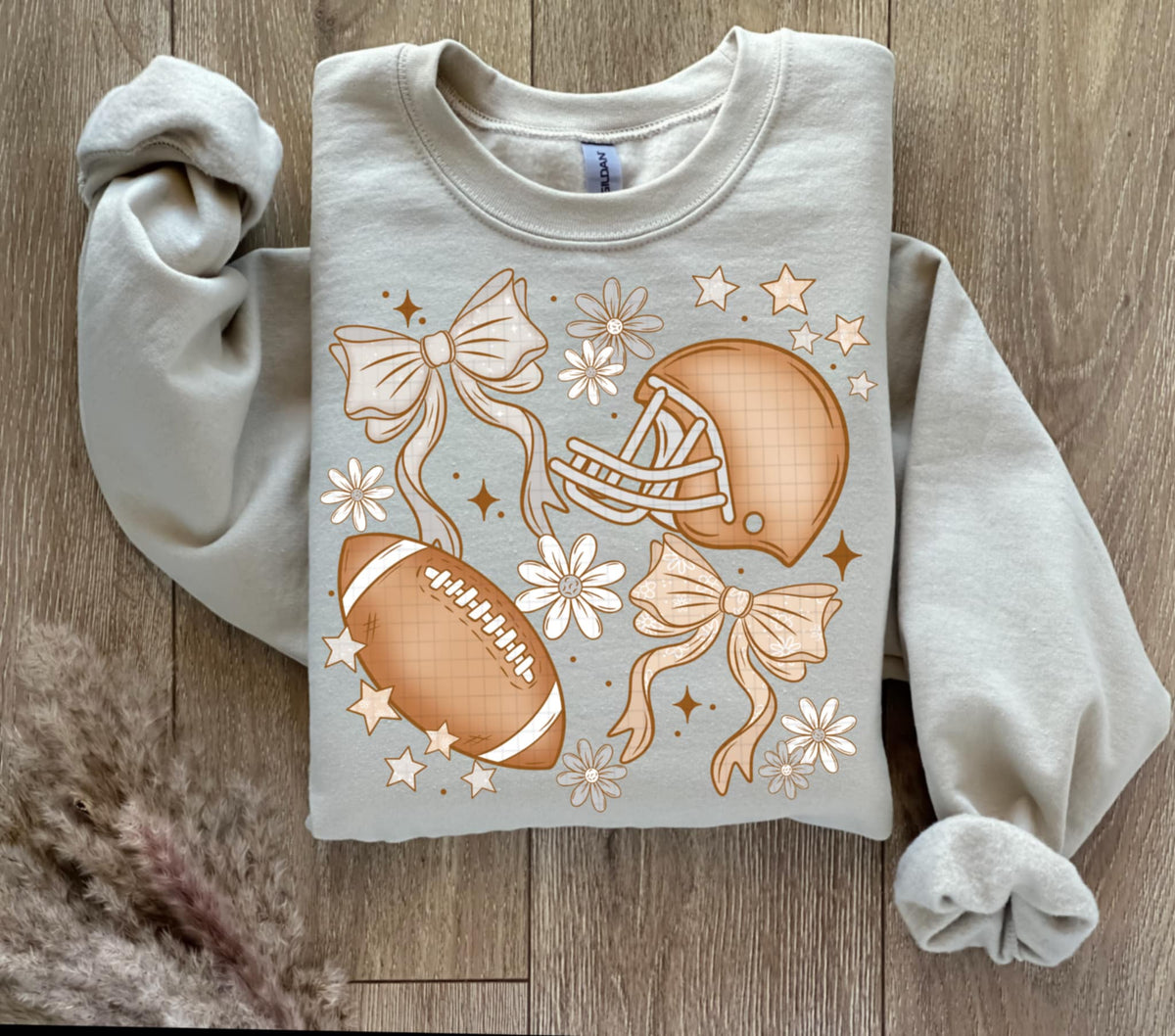 Boho Football Collage (linda) DTF transfer