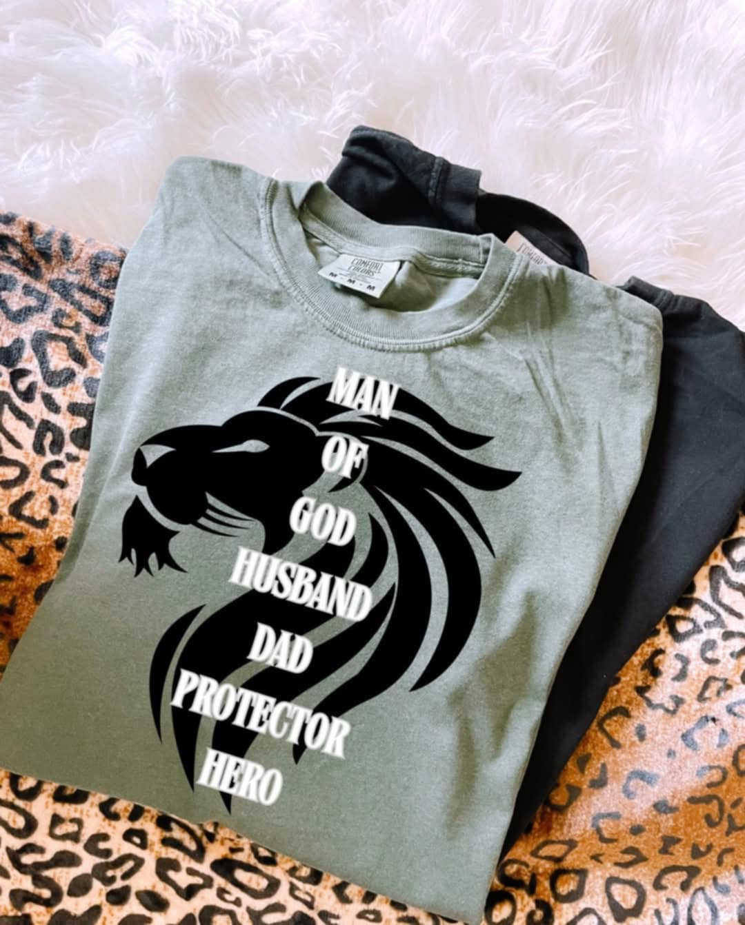 Man of god, husband, dad, protector 106249 DTF transfer