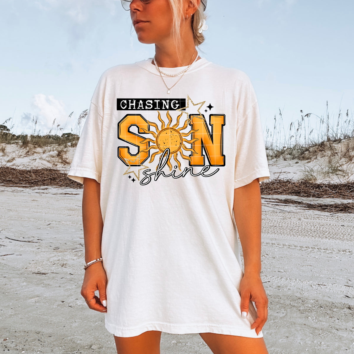Chasing sunshine sun (csc) DTF Transfer