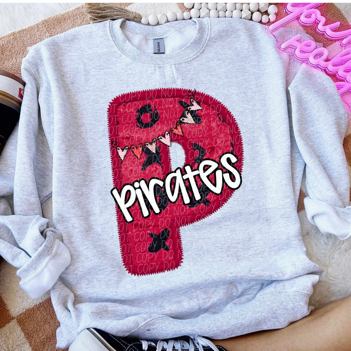 P pirates valentine (CITY) 79050 DTF transfer