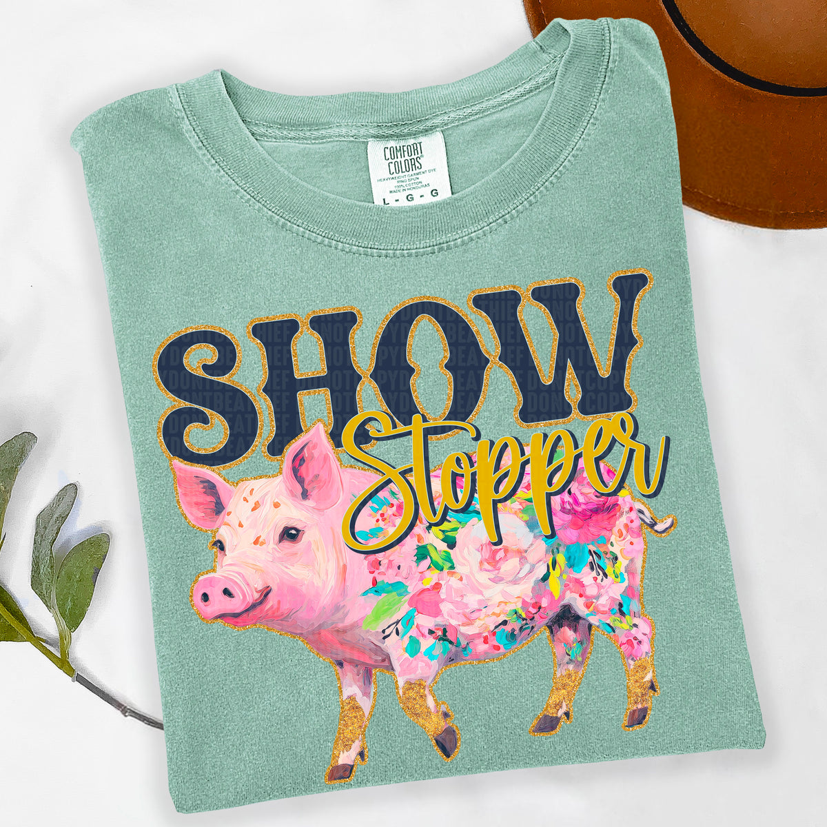 Show stopper pig 97528 DTF transfer