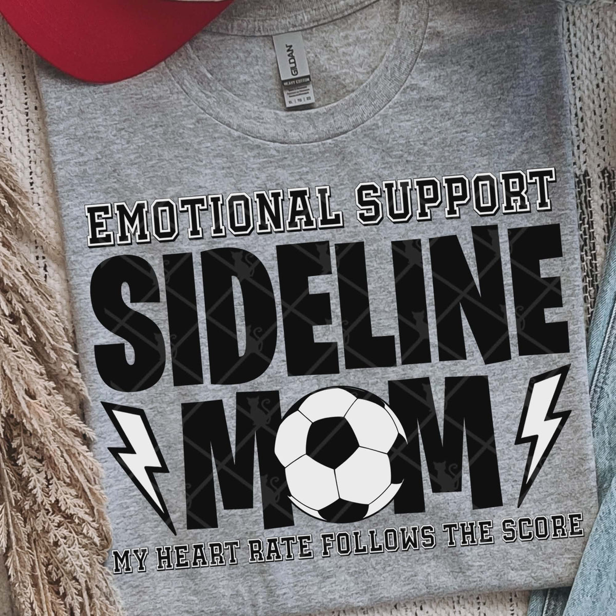 Sideline Mom Soccer (Ttd) DTF Transfer