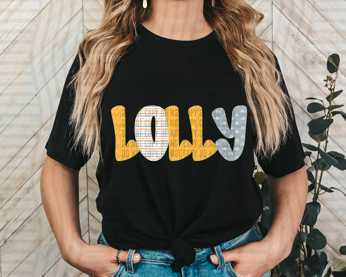 Lolly Boho Patterned (Caplinger) 102332 DTF transfer