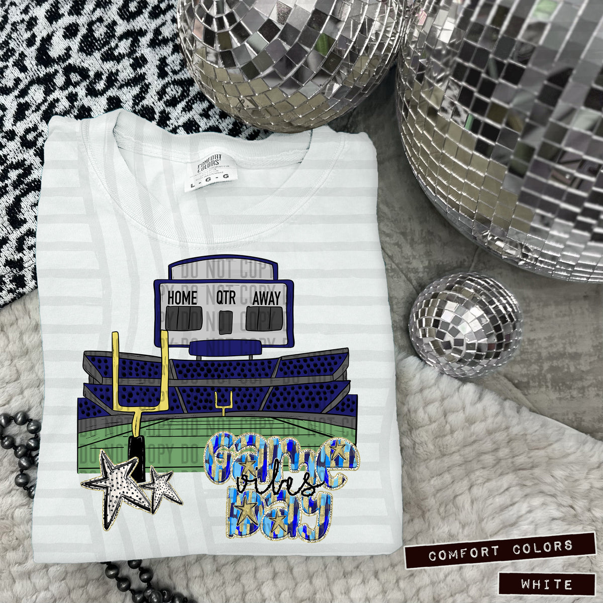 NAVY Game Day Vibes Stadium (Caplinger) 101849 DTF transfer