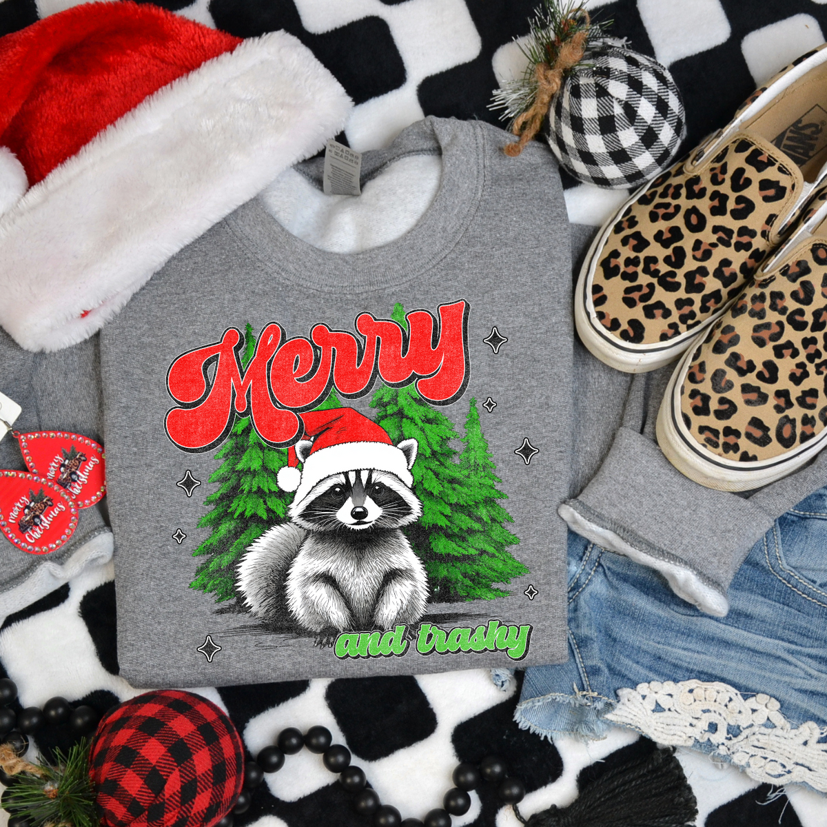 Merry And Trashy DTF Transfer