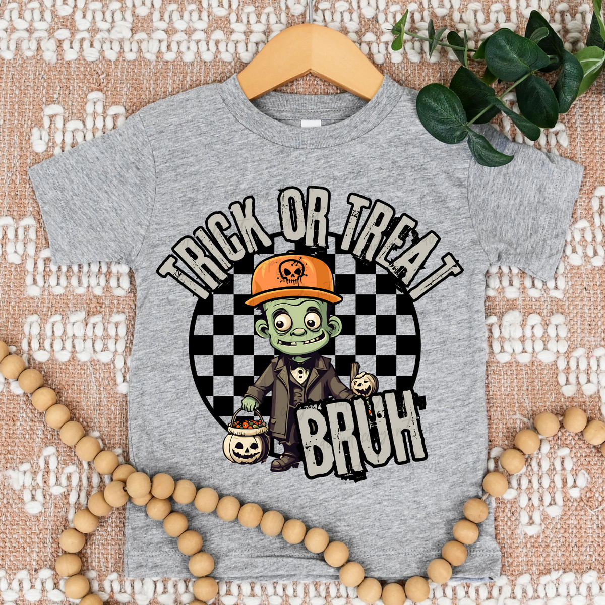 Trick Or Treat Bruh 68039 DTF Transfer