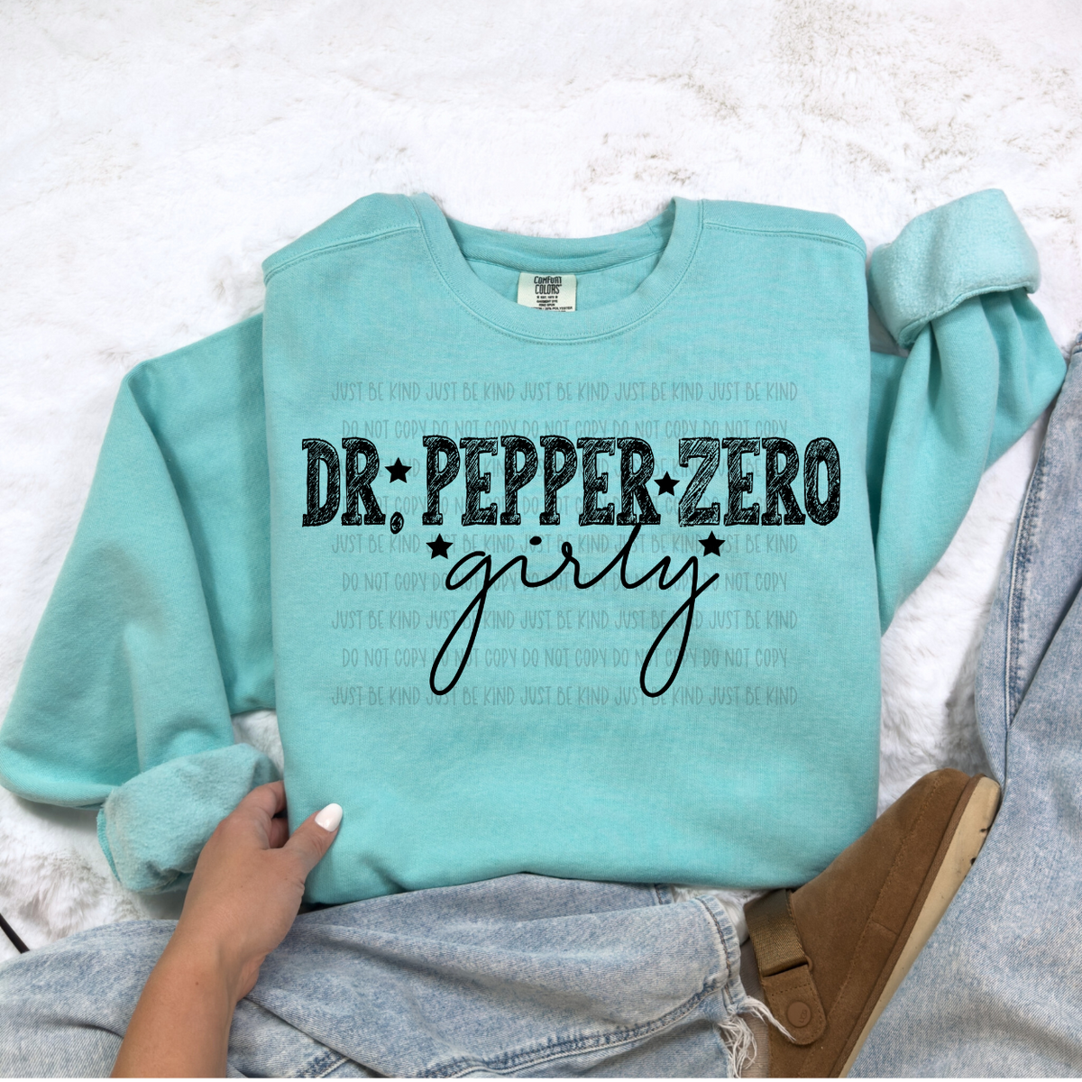 Dr Pepper Zero Girly (SBB) 78617 DTF Transfer