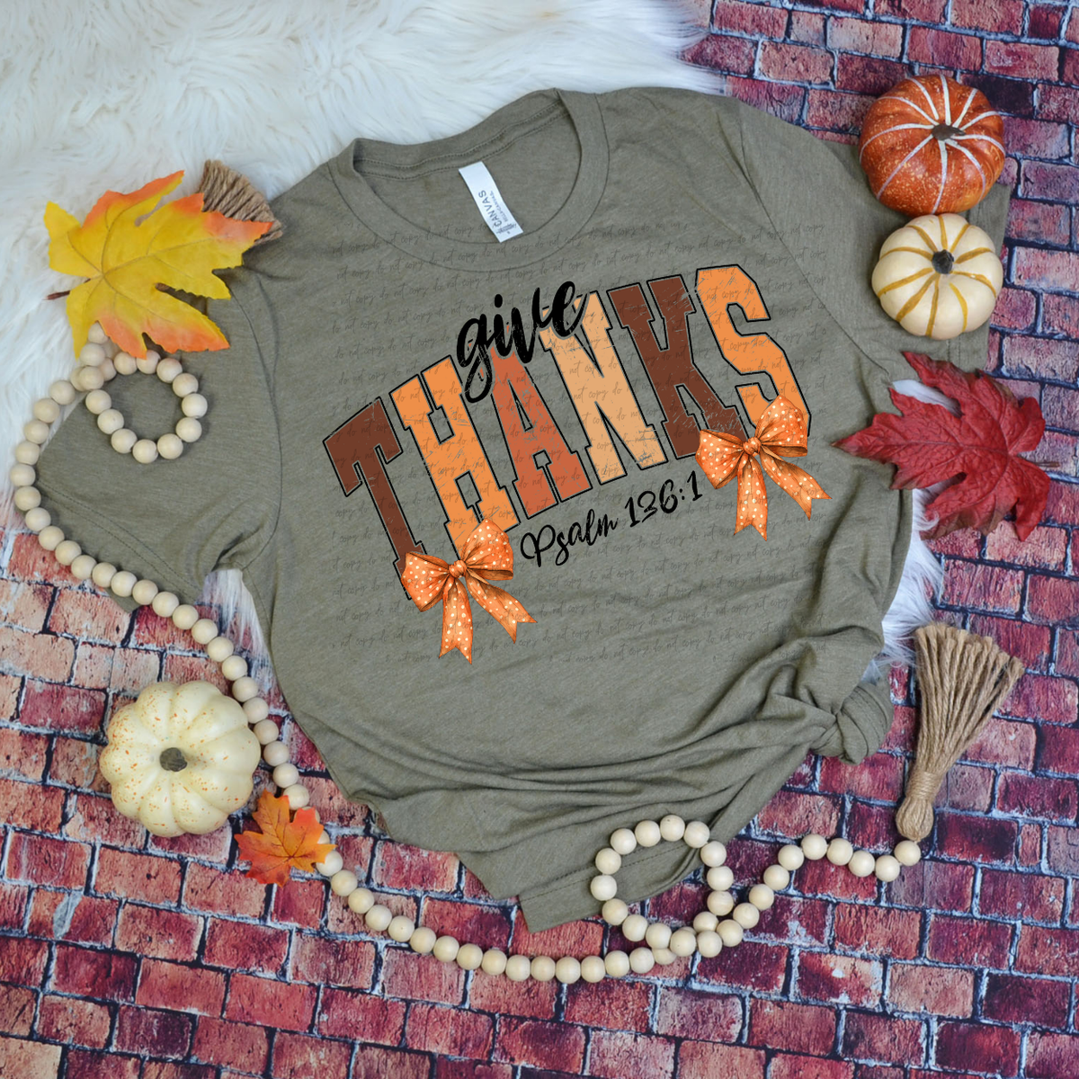 Give Thanks 68623 DTF Transfer