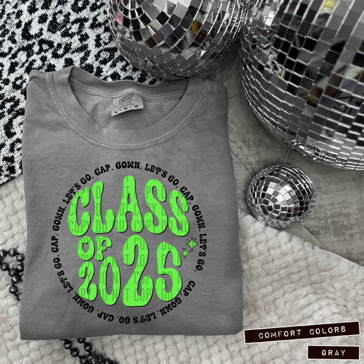 Class of 2025 Lime (Caplinger) DTF transfer