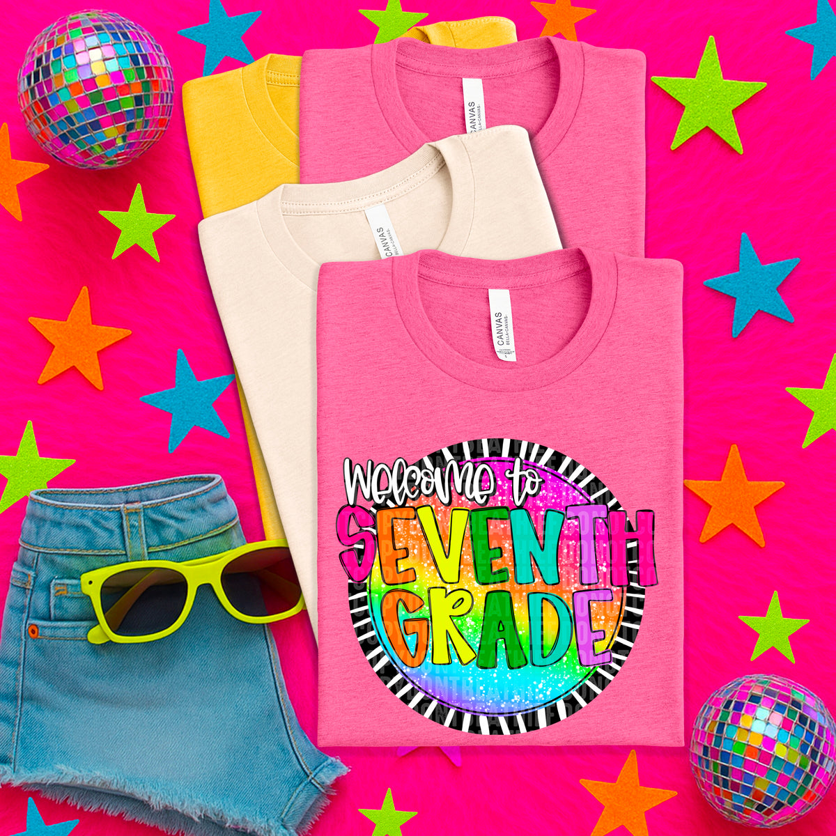 Welcome To Seventh Grade - Girl 104537 DTF transfer