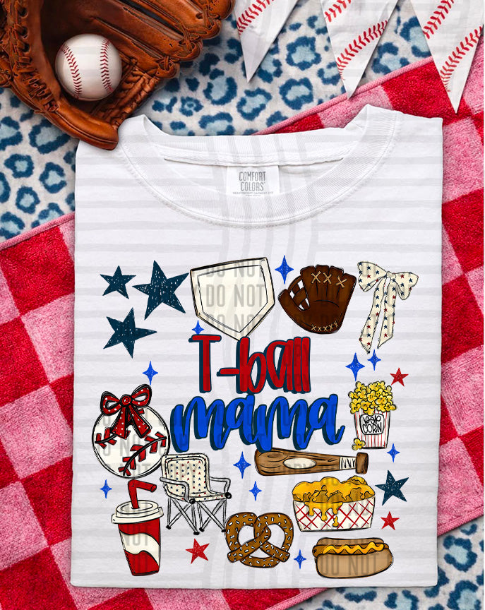 T-ball mama items (Caplinger) DTF Transfer