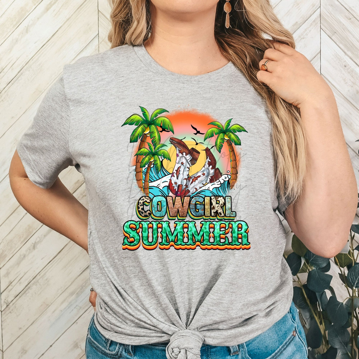 Cowgirl Summer-38089-DTF transfer