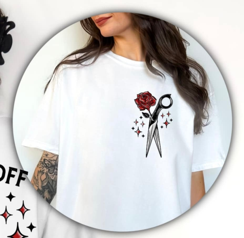 Scissors black details (CSC) 85303 DTF transfer