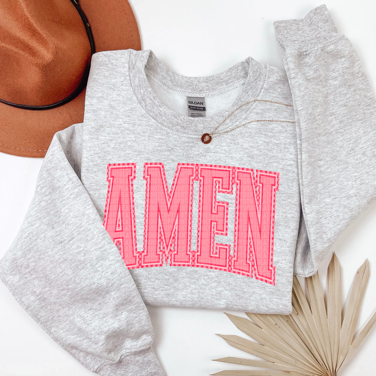 Amen pink 97642 DTF transfer