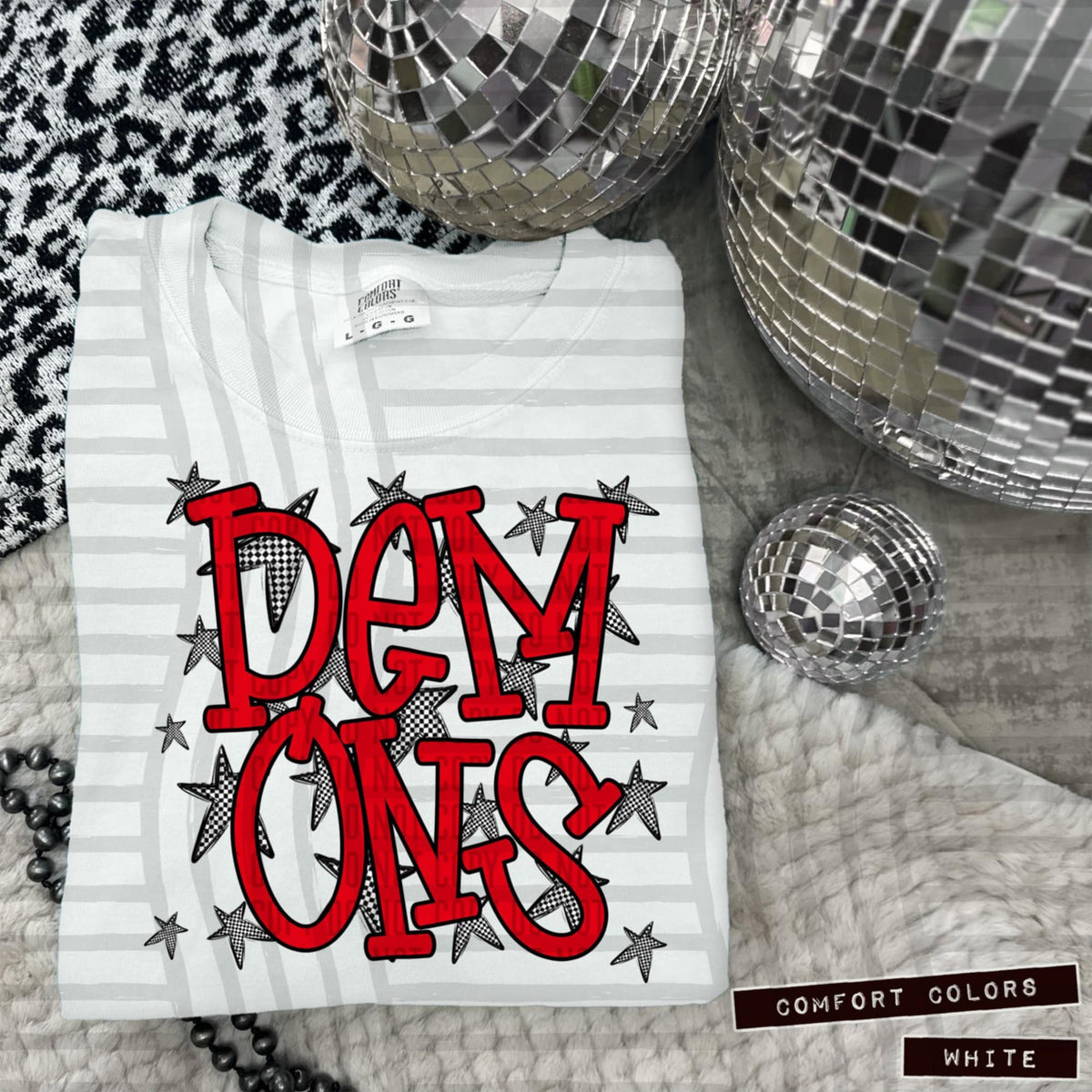 Red Staggered Mascots (Caplinger)