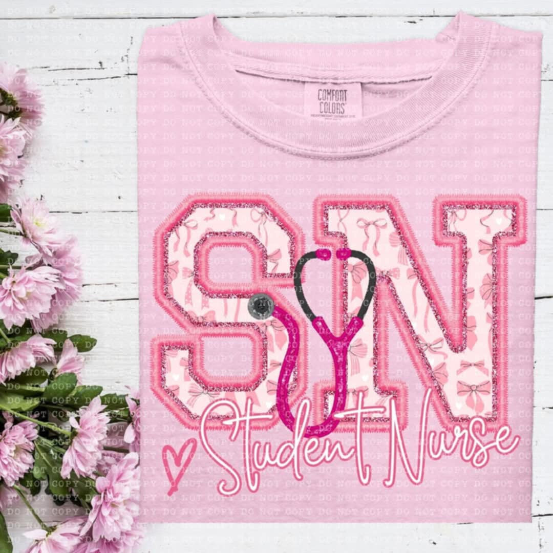 SN student nurse coquette (ECHT) 93881 DTF transfer