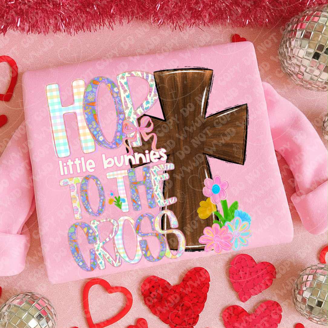 Hop little bunnies (Vehement) DTF transfer