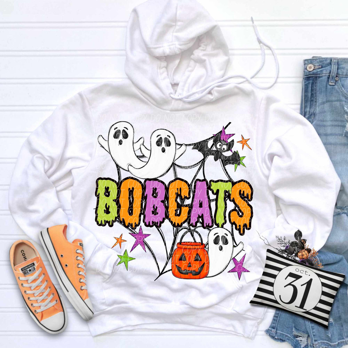 Bobcats Halloween (City) DTF transfer