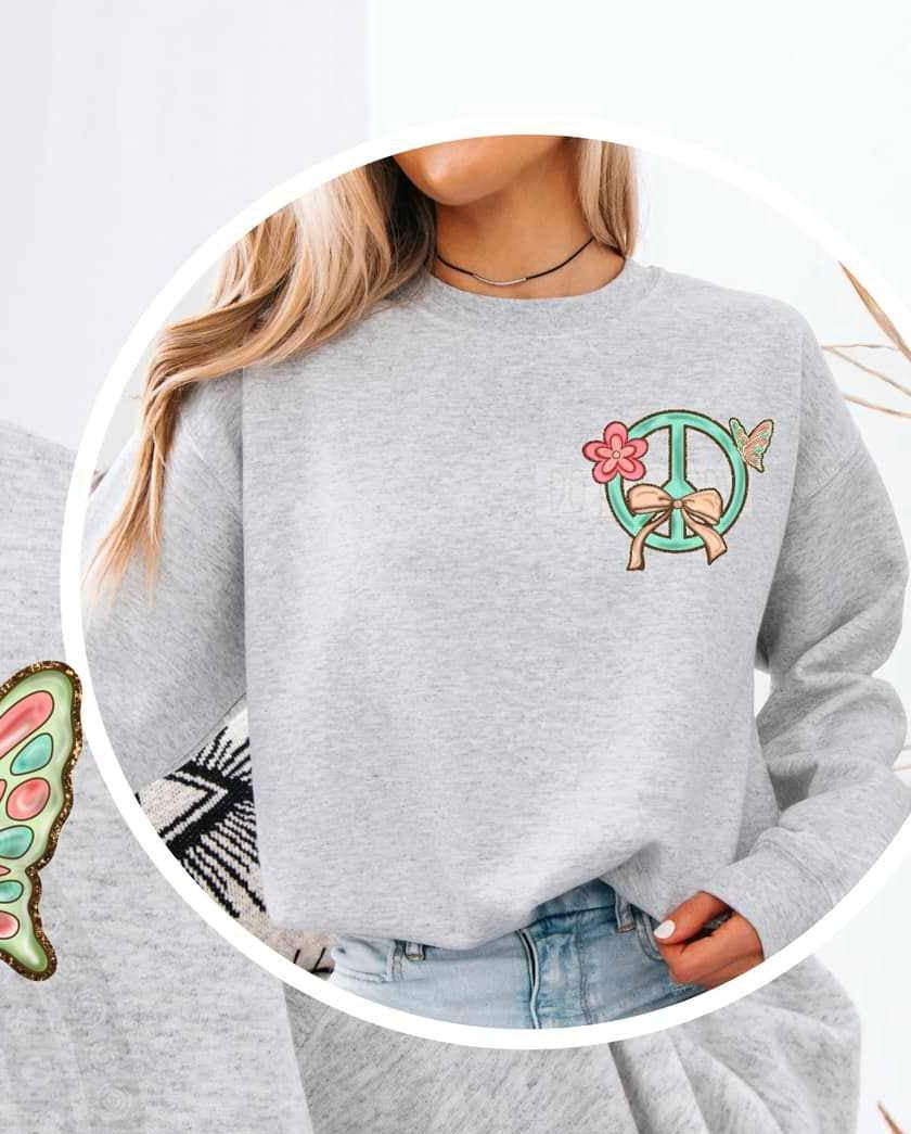 Blessed are the peacemakers POCKET 82999 DTF transfer