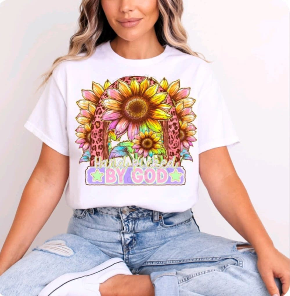 Hand picked by god 97215 DTF transfer