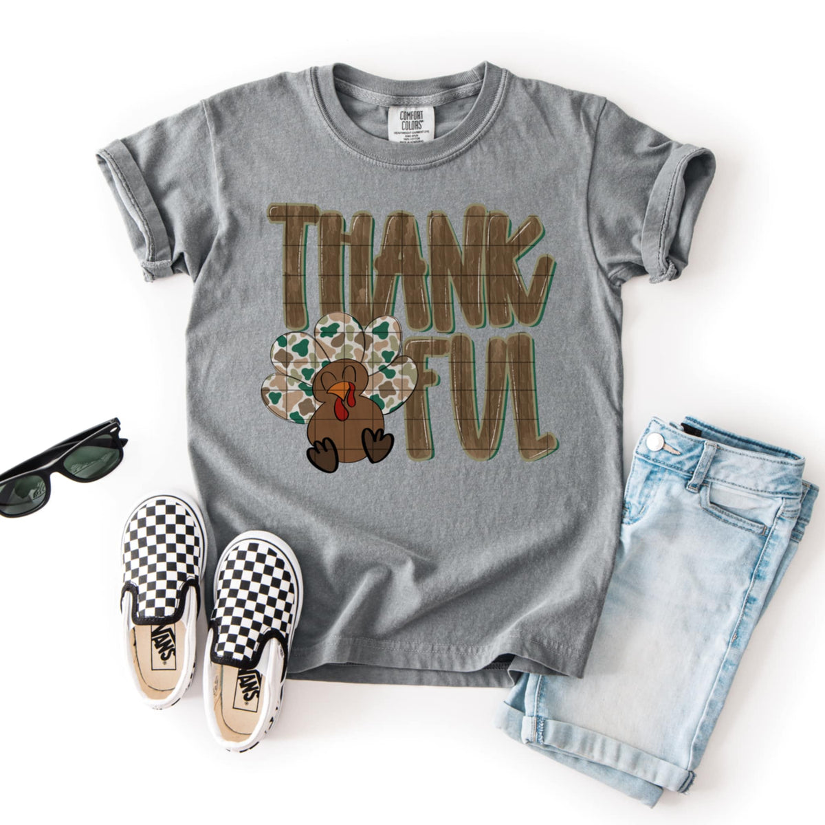 Thankful Camo Turkey (SDD) DTF Transfer