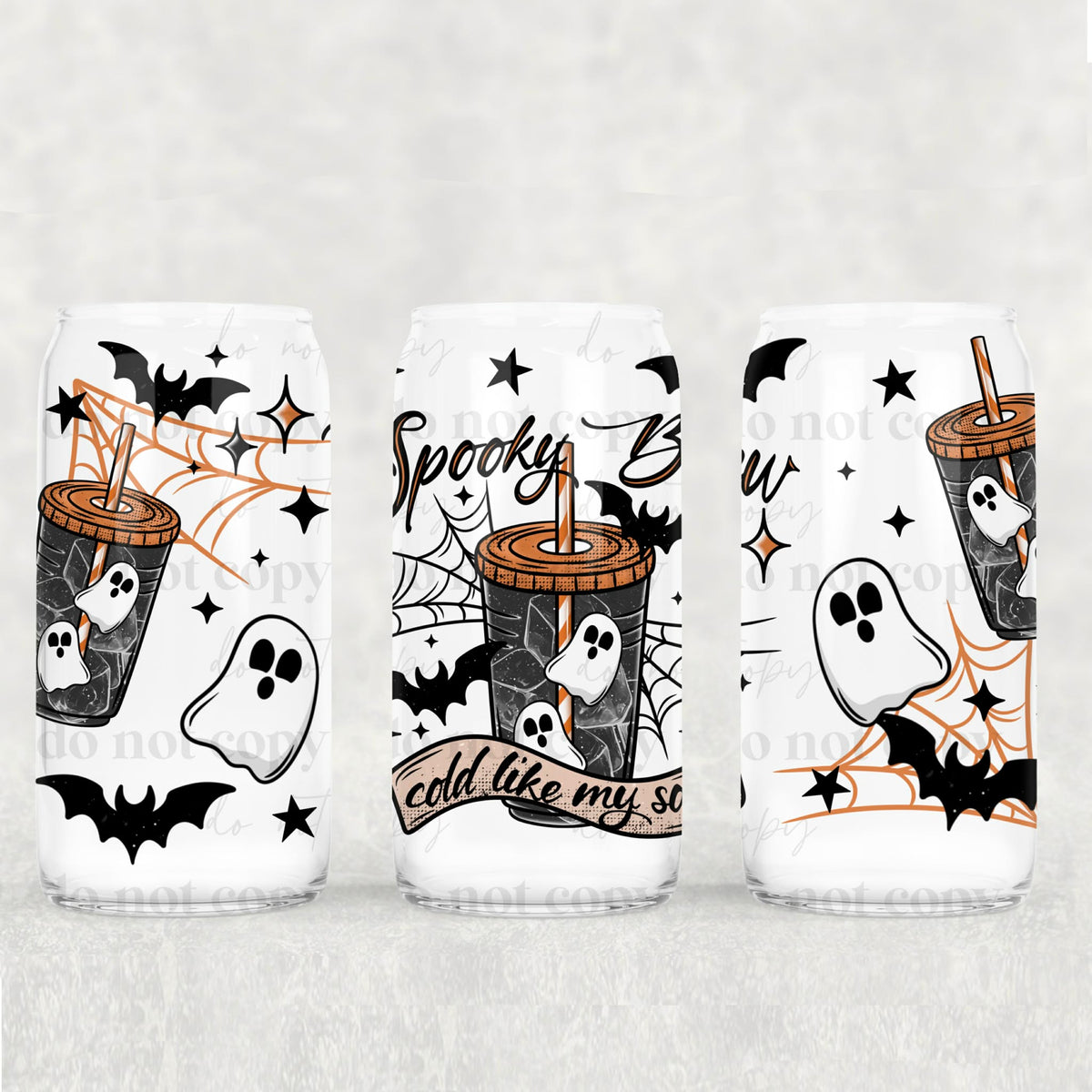 Spooky brew cold like my soul (CSC) UV DTF WRAP
