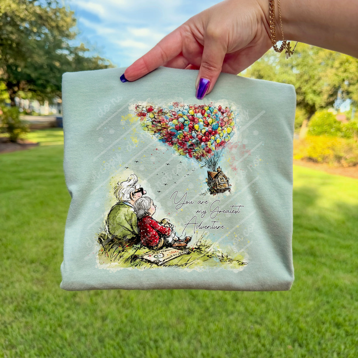 My greatest adventure balloons sunday special DTF transfer