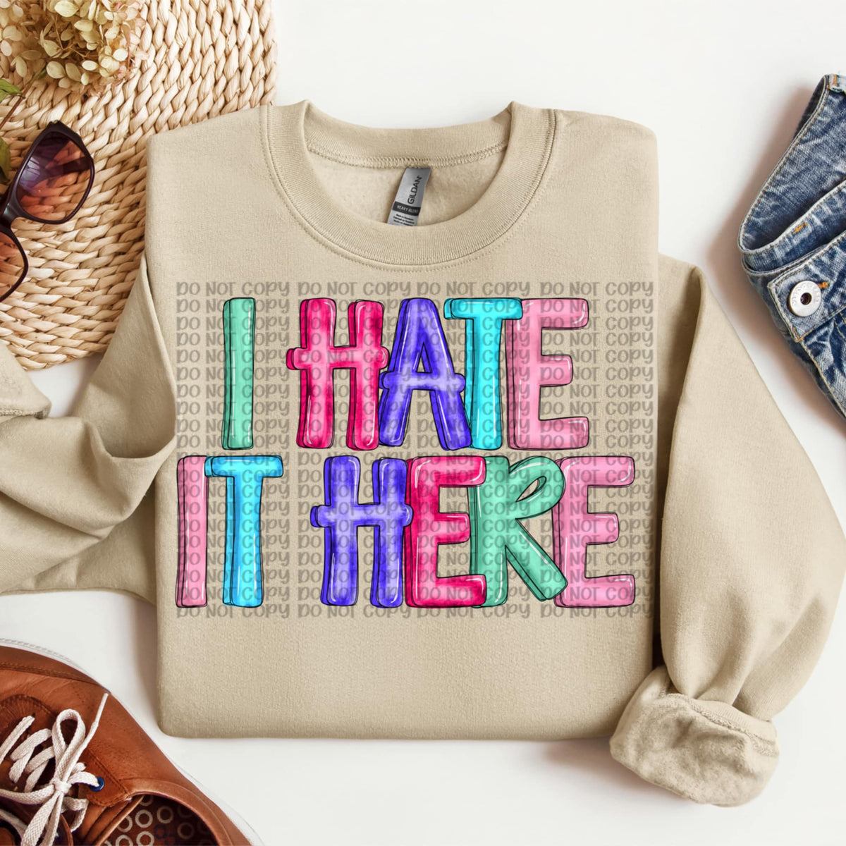 I hate it here (VP) 91960 DTF transfer