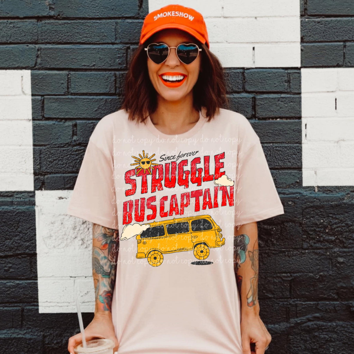 Struggle bus captain (MMD) 85252 DTF transfer