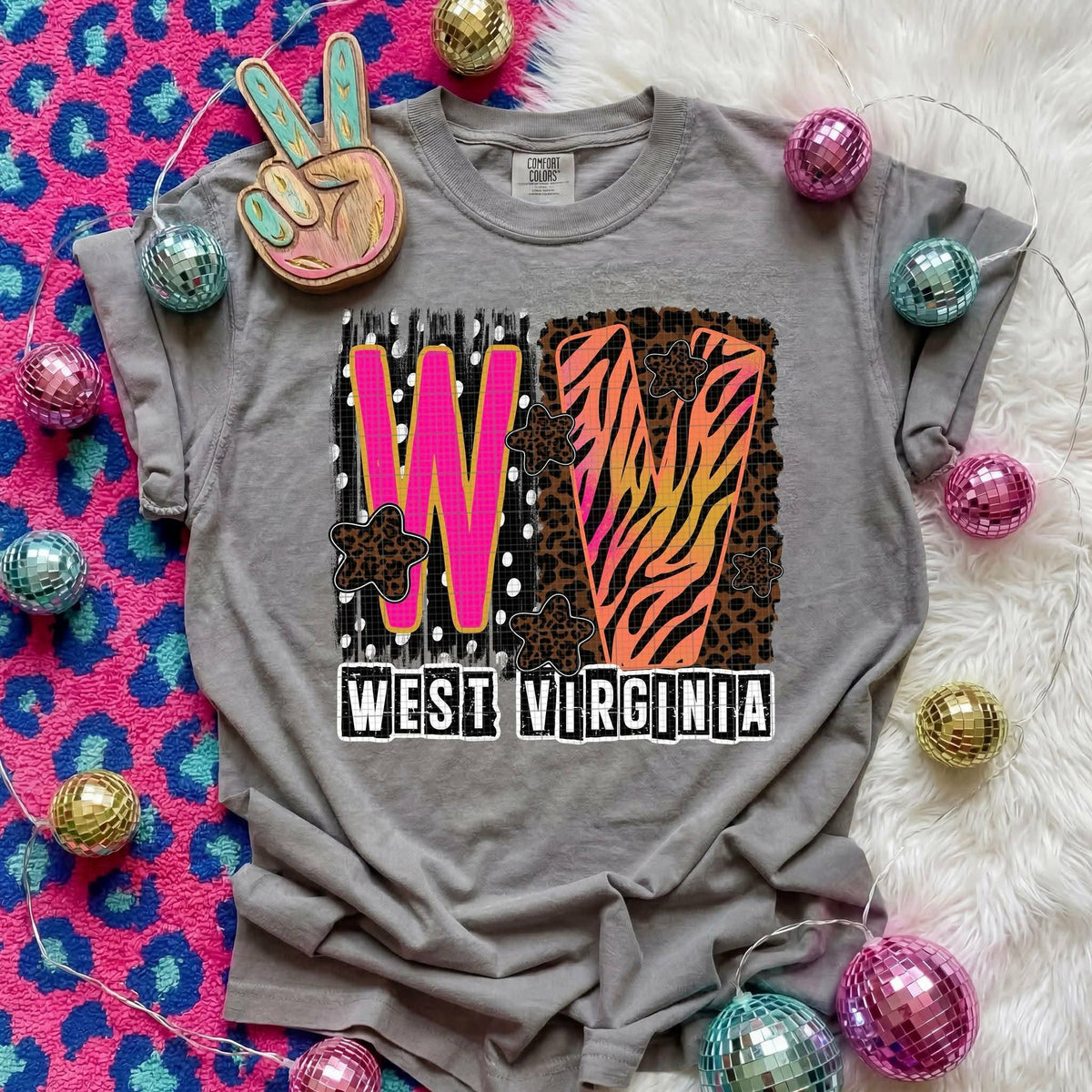 West Virginia Animal Print State (C’s) DTF Transfer (Copy)