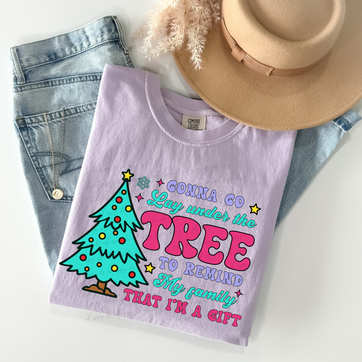 Gonna Go Lay Under The Tree 68579 DTF Transfers