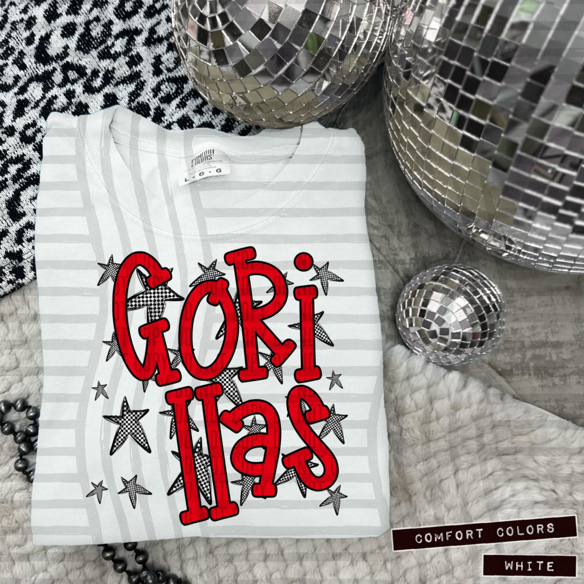 Red Staggered Mascots (Caplinger)