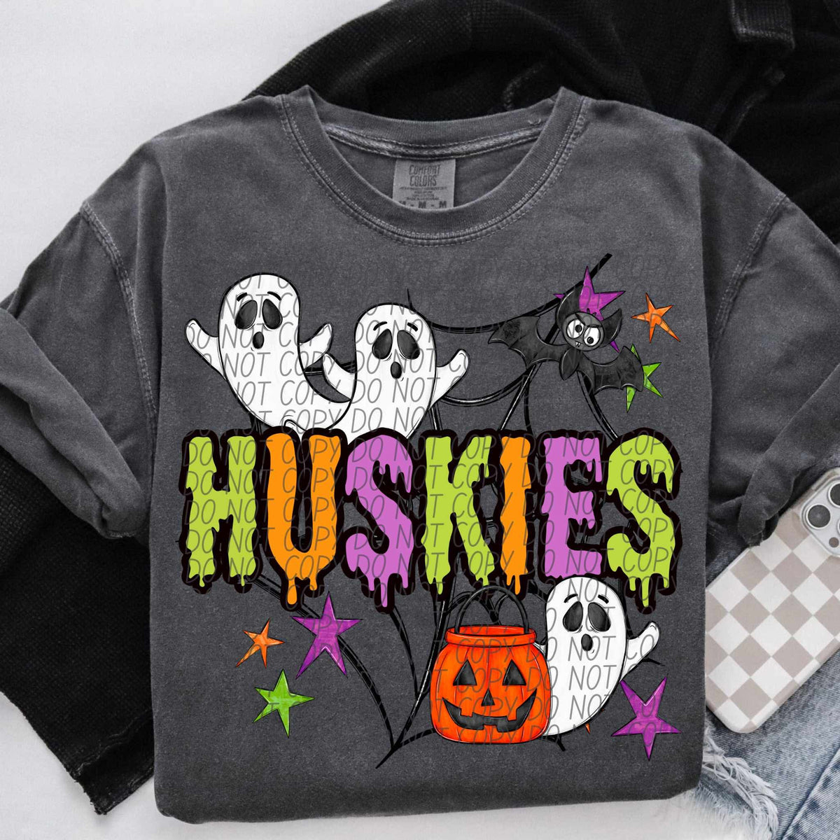 Huskies Halloween (City) DTF transfer