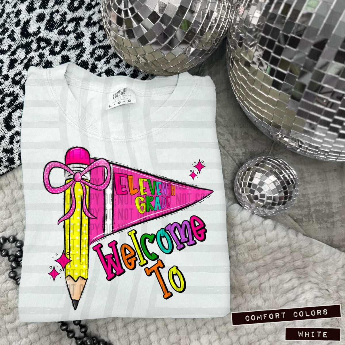 Welcome To 11th Grade (caplinger) DTF transfer