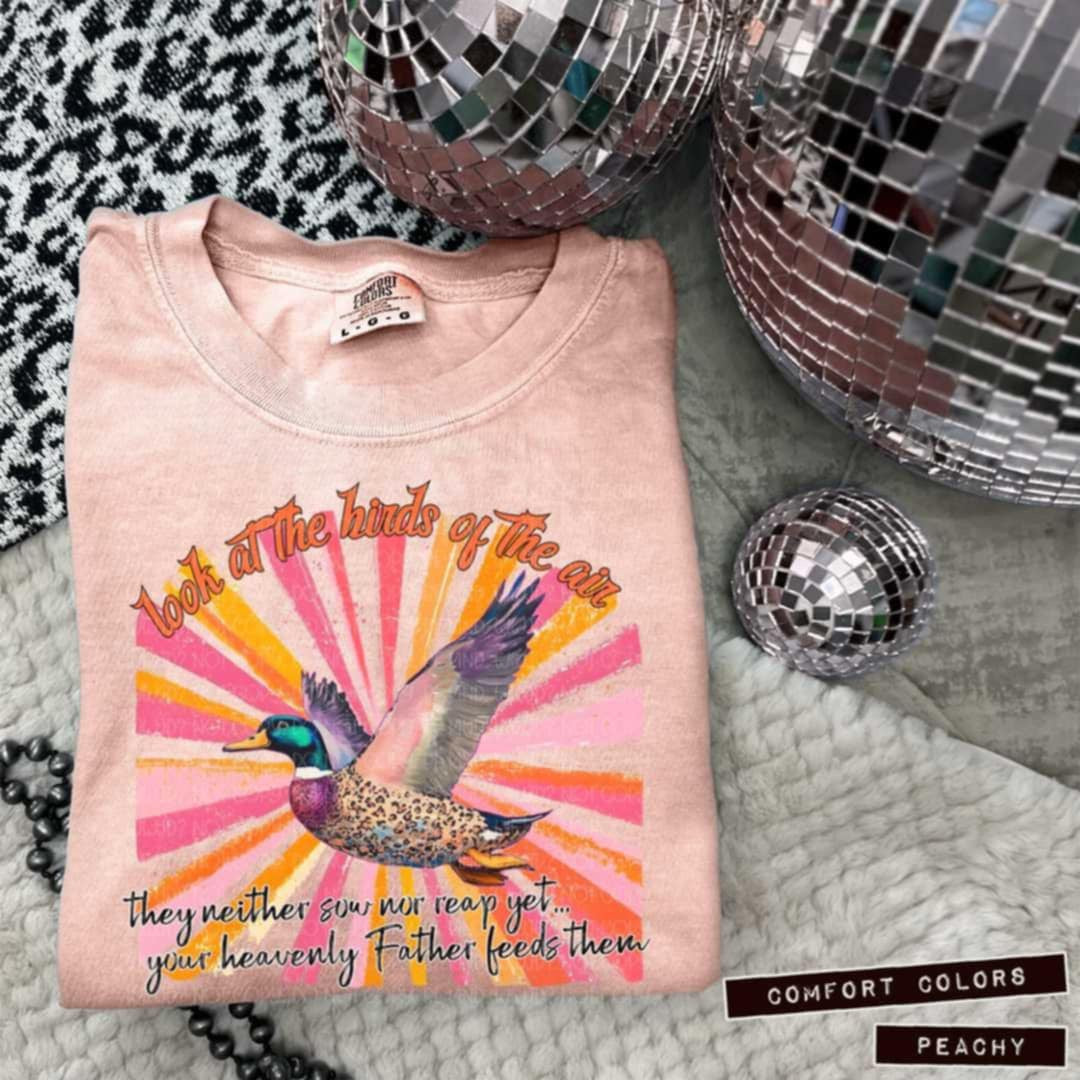 Look at the birds of the air 100360 DTF transfer