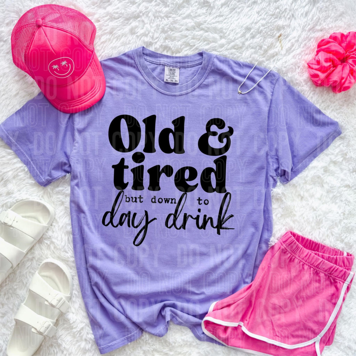 Old & tired but down to day drink (SBB) 106804 DTF transfer