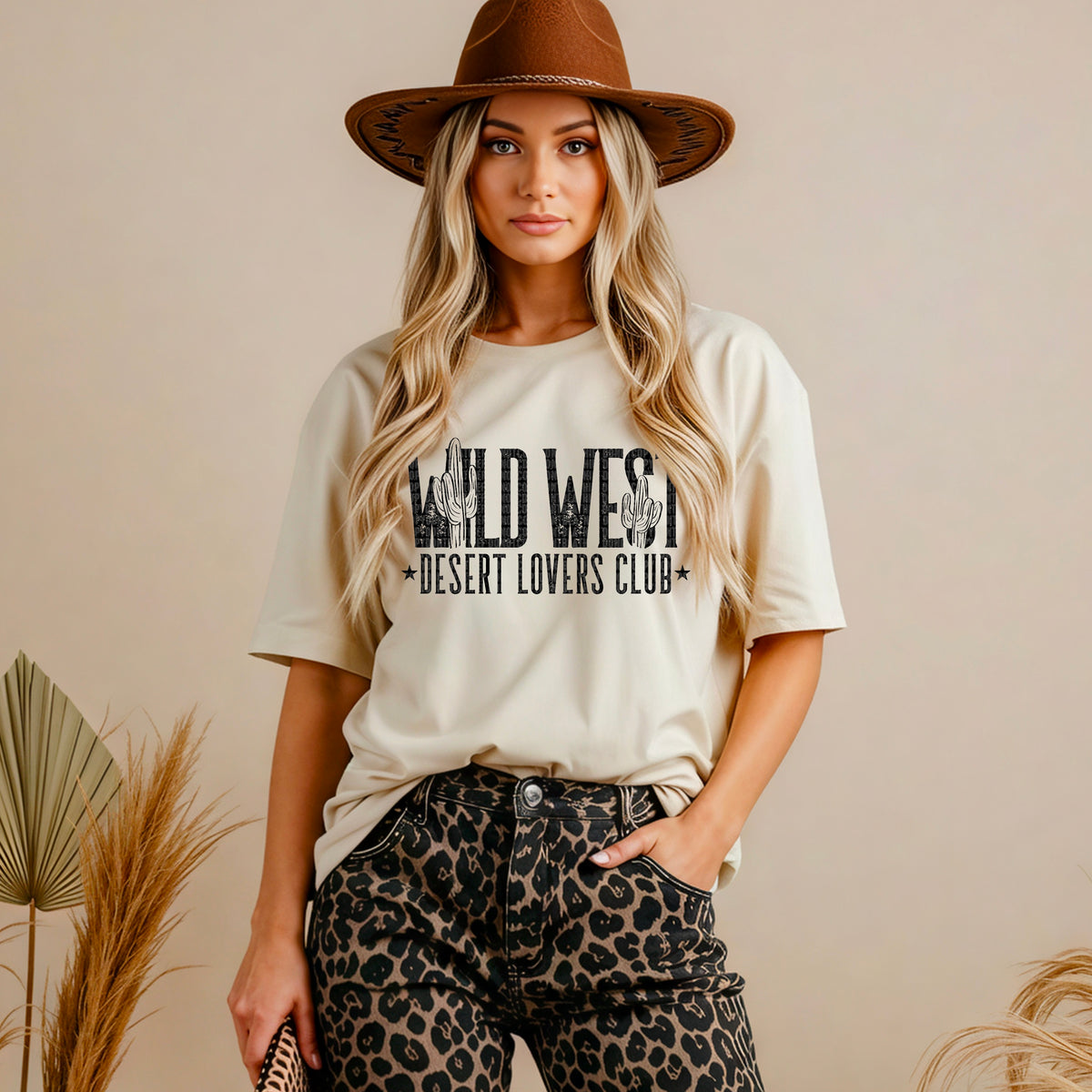 Wild West desert lovers club 97668 DTF transfer
