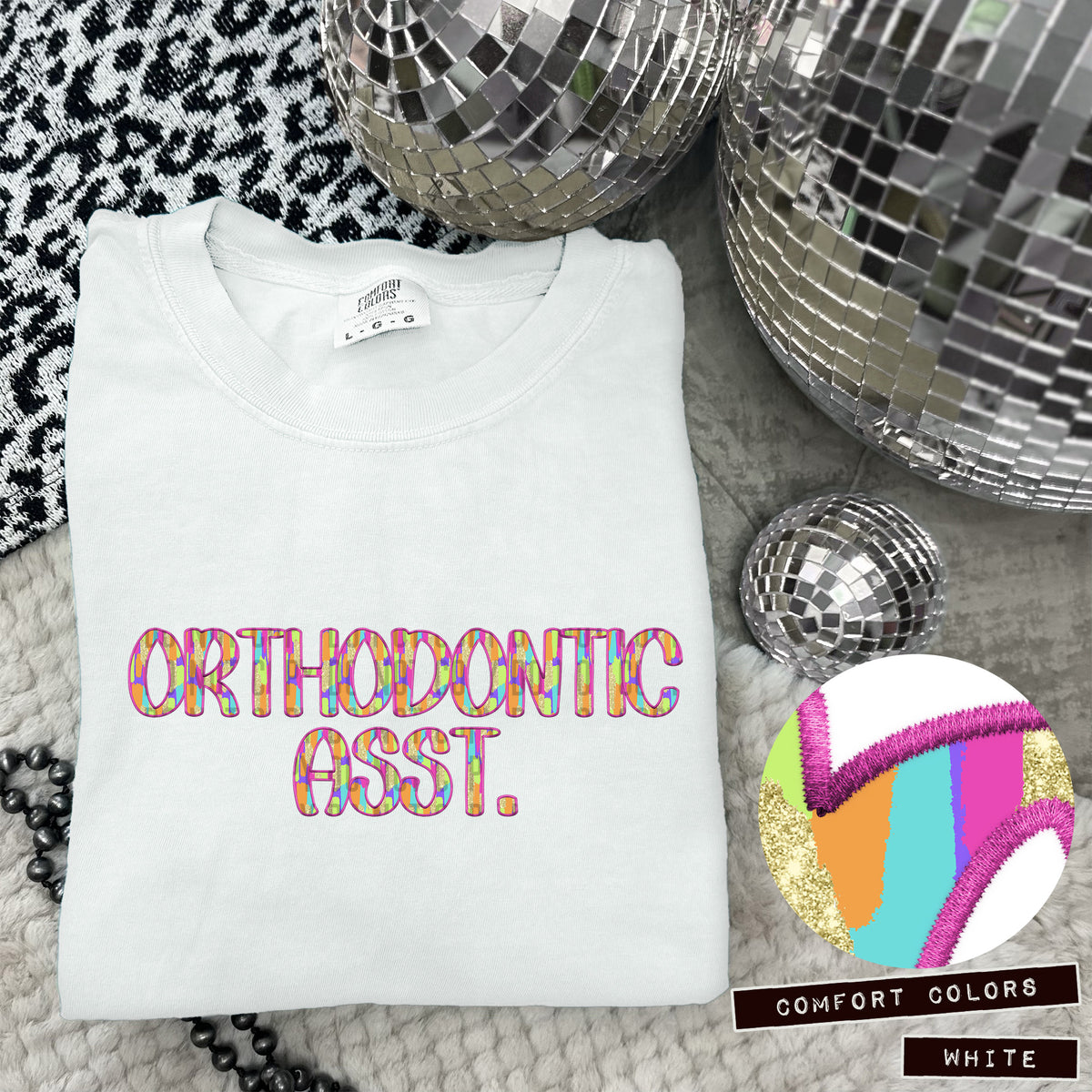 Orthodontic Asst. Juneberry Brushstrokes (Caplinger) DTF transfer