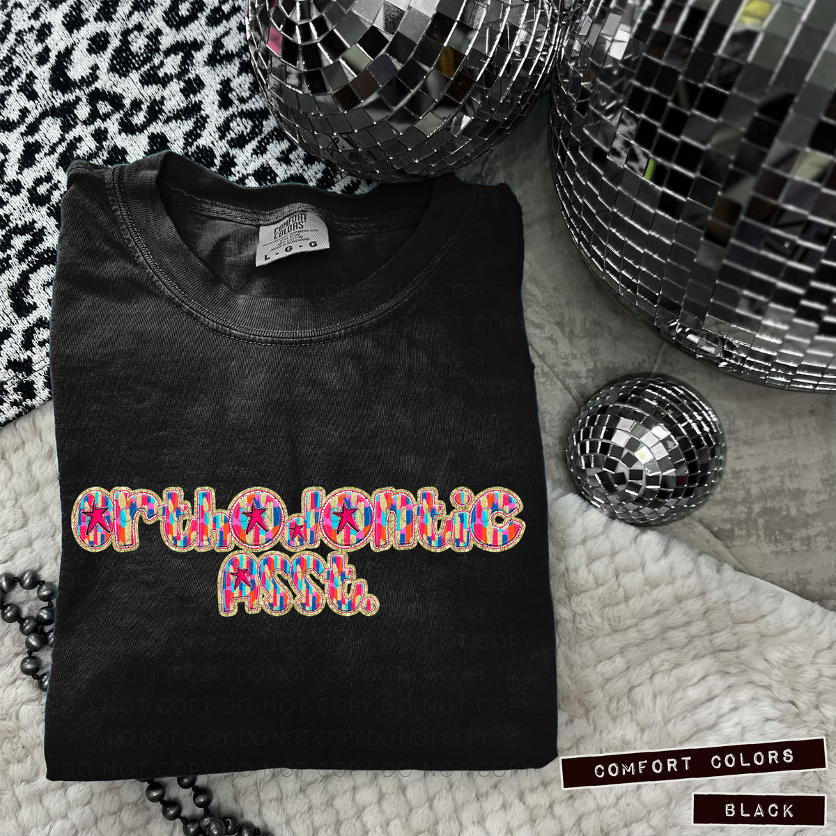 Orthodontic Asst. Tutti Brushstrokes (Caplinger) DTF transfer