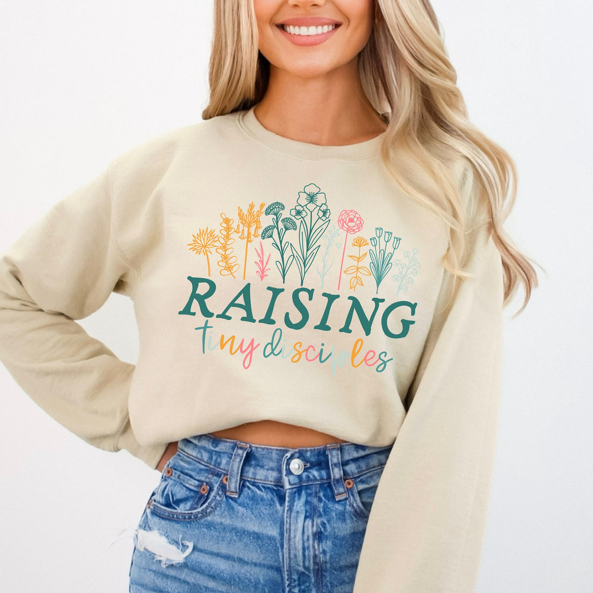 Raising my tiny disciples DTF Transfer