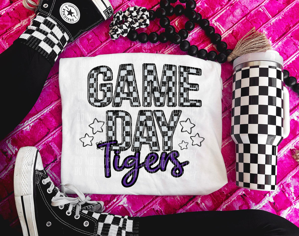 Game Day tigers (purple) 30891 DTF transfers