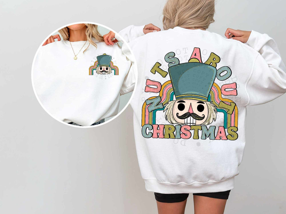 Nuts around Christmas BACK ONLY 62661 DTF transfer