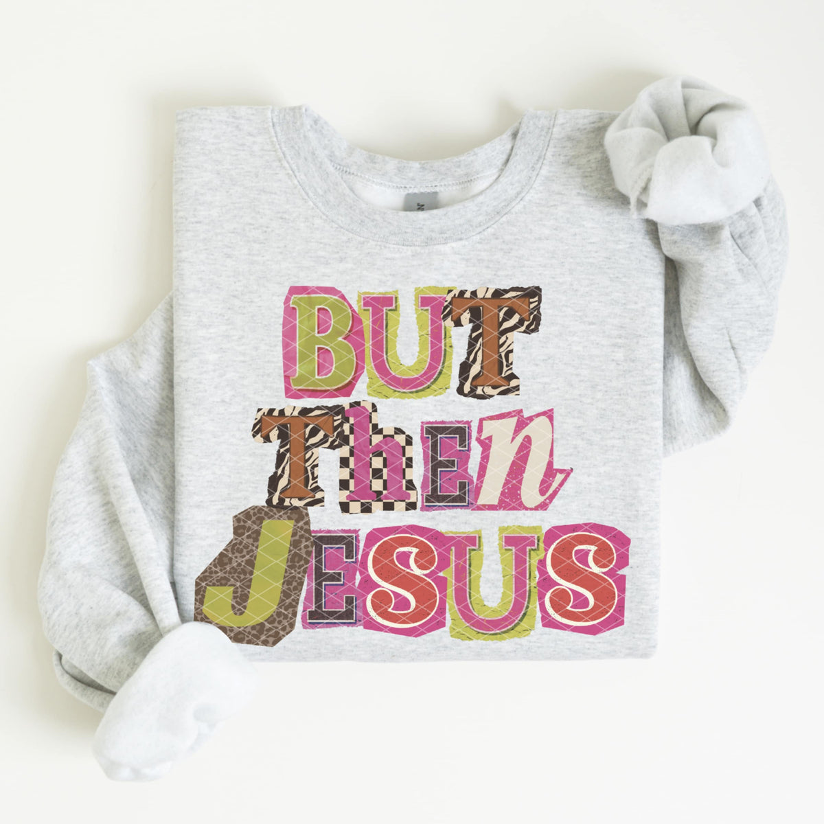 But Then Jesus magazine font (SDD) DTF Transfer