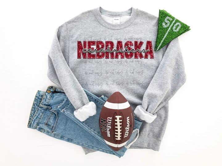 Nebraska cornhuskers (EMD) DTF Transfer