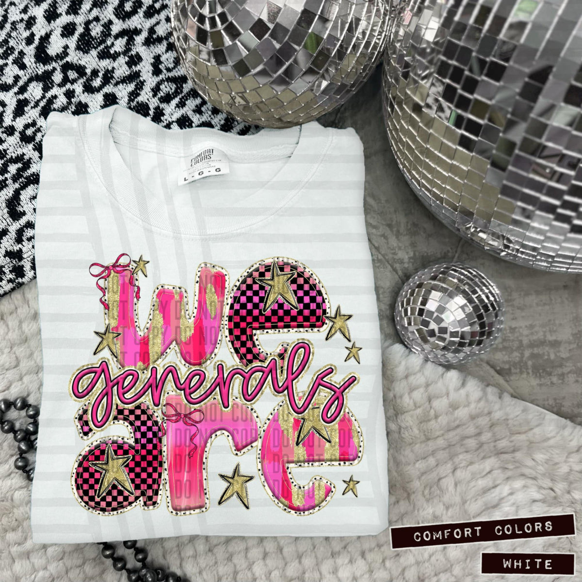 We are generals pink (Caplinger) 100932 DTF transfer