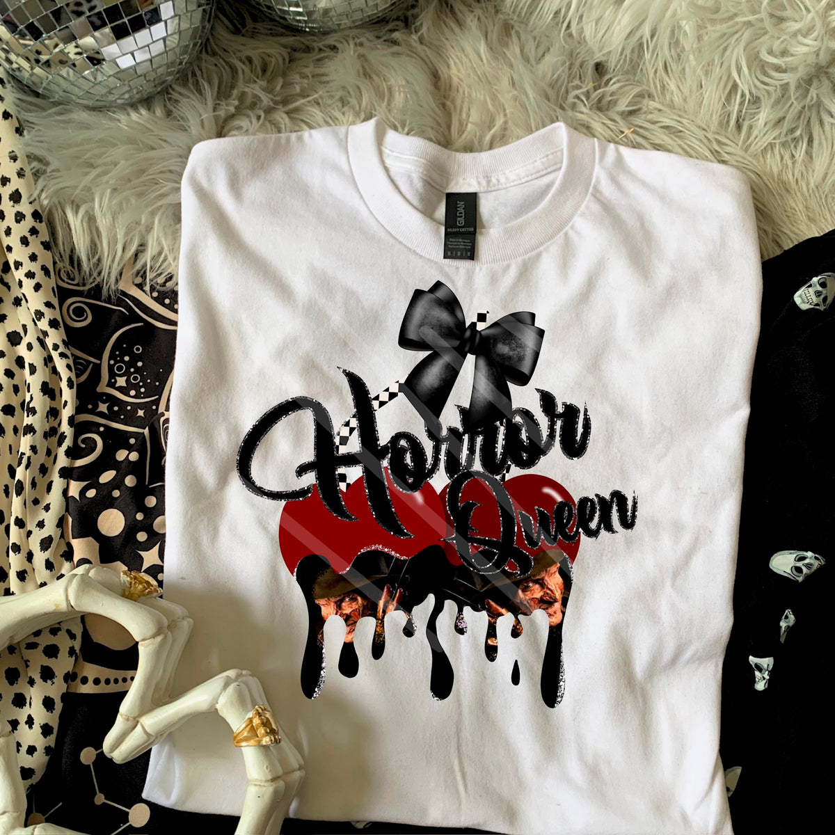 Horror Queen Cherries (Fred) 110720 DTF transfer