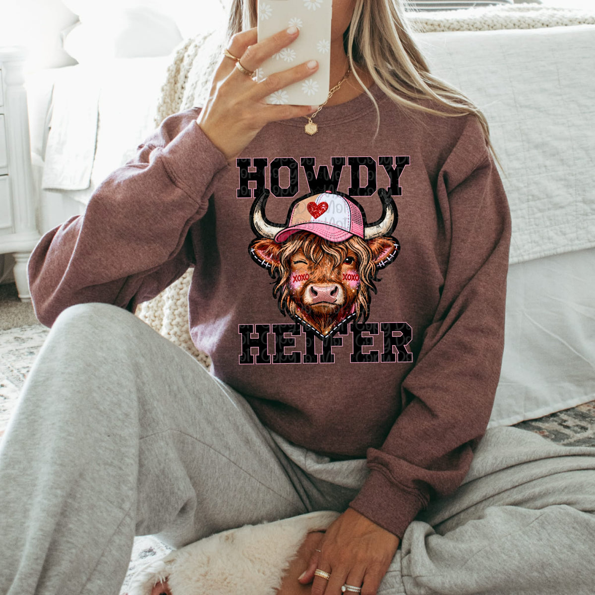 Howdy heifer (virgo) DTF Transfer