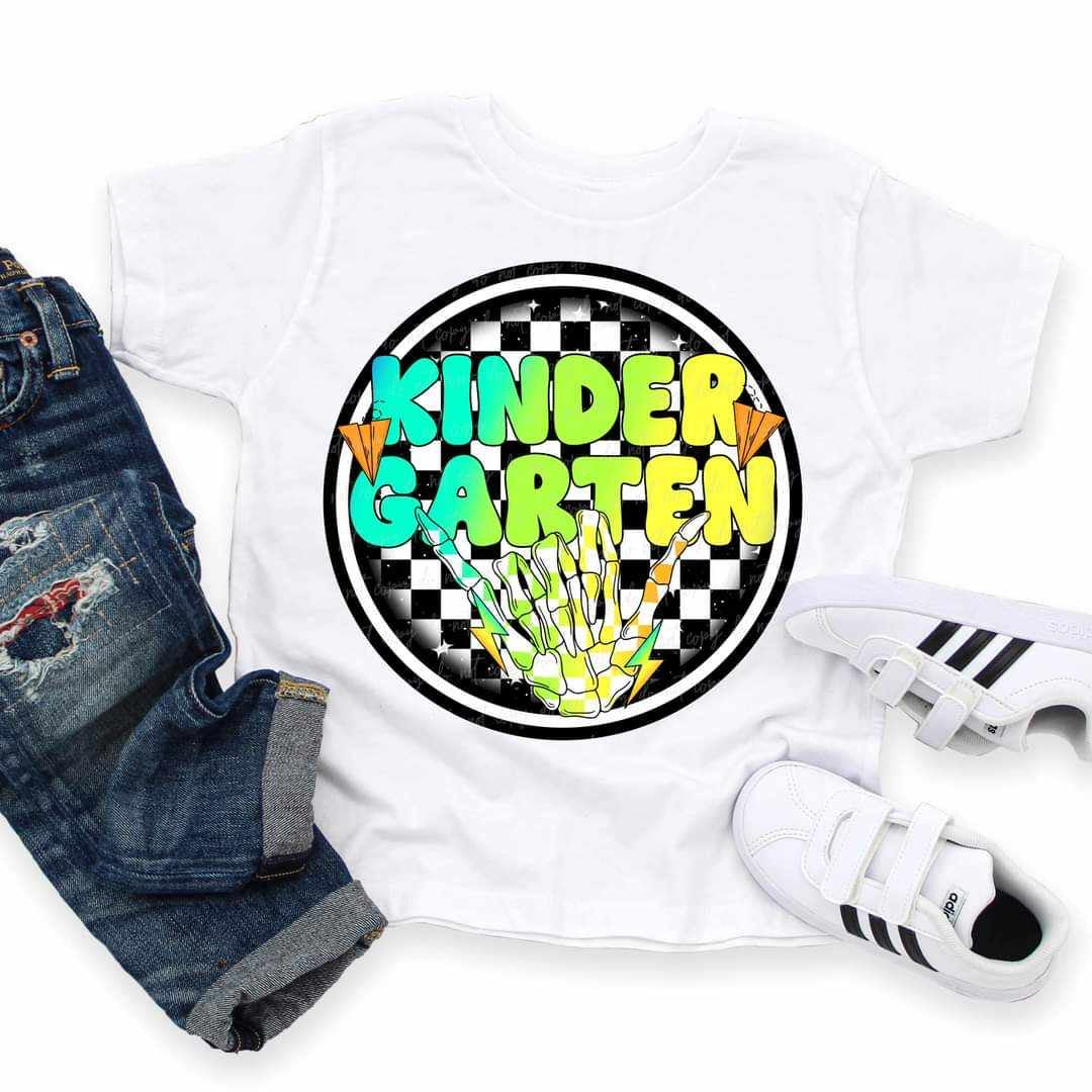 Kindergarten skellie hand circle BOY (VIRGO) 50184 DTF transfer