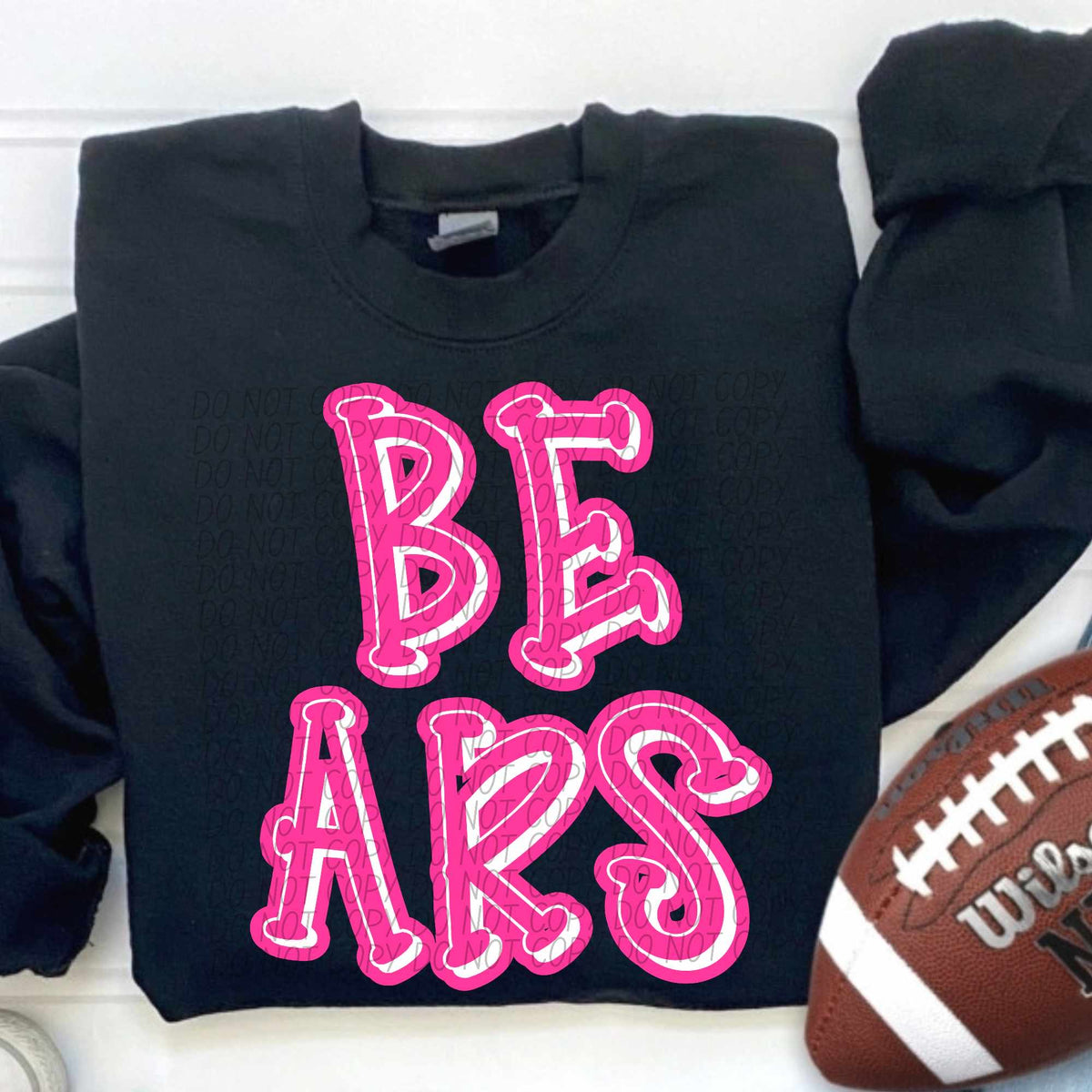 Bears hot pink 55383 DTF transfer